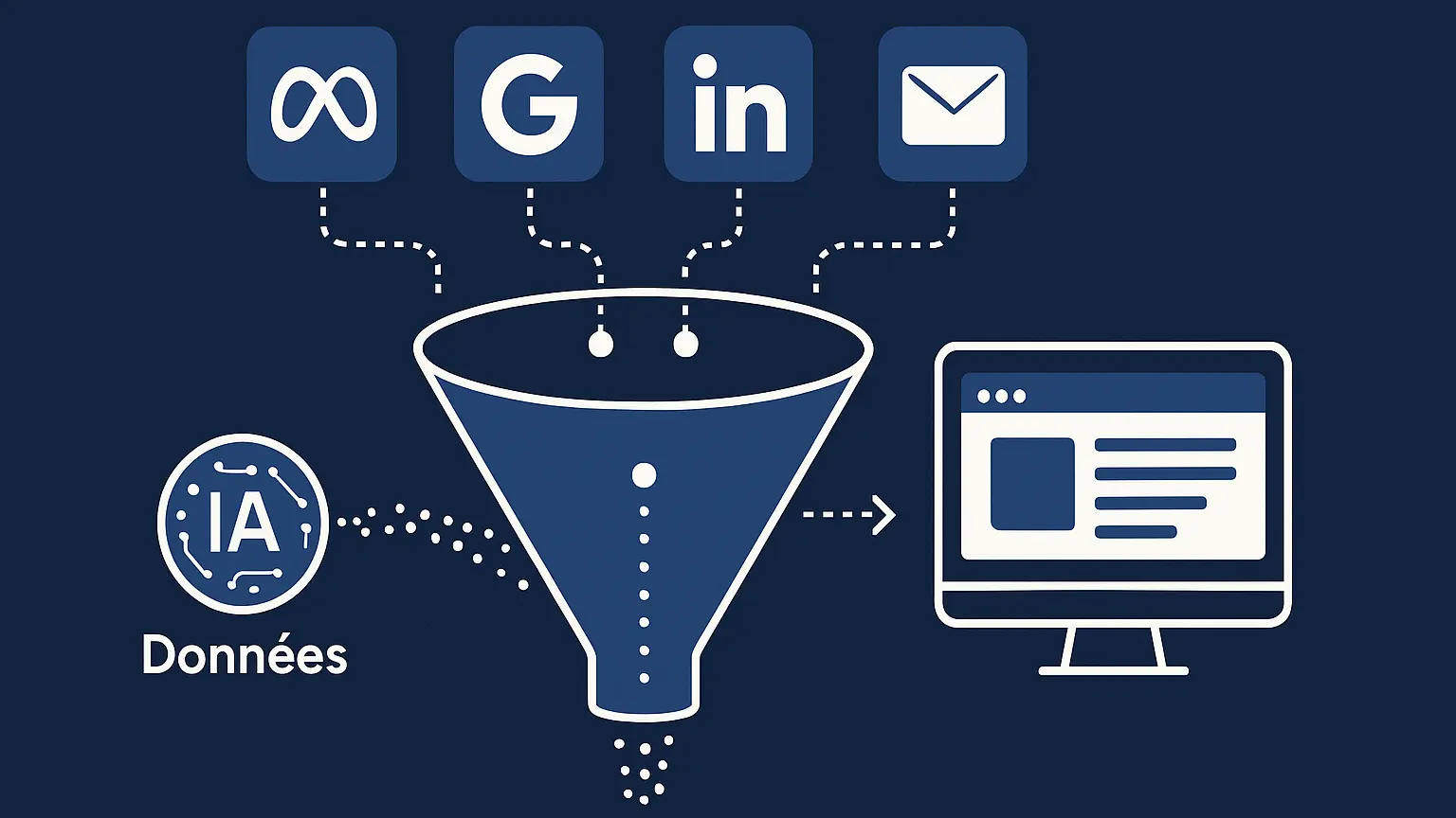 Construire un tunnel de conversion multicanal : données, IA et parcours fluide